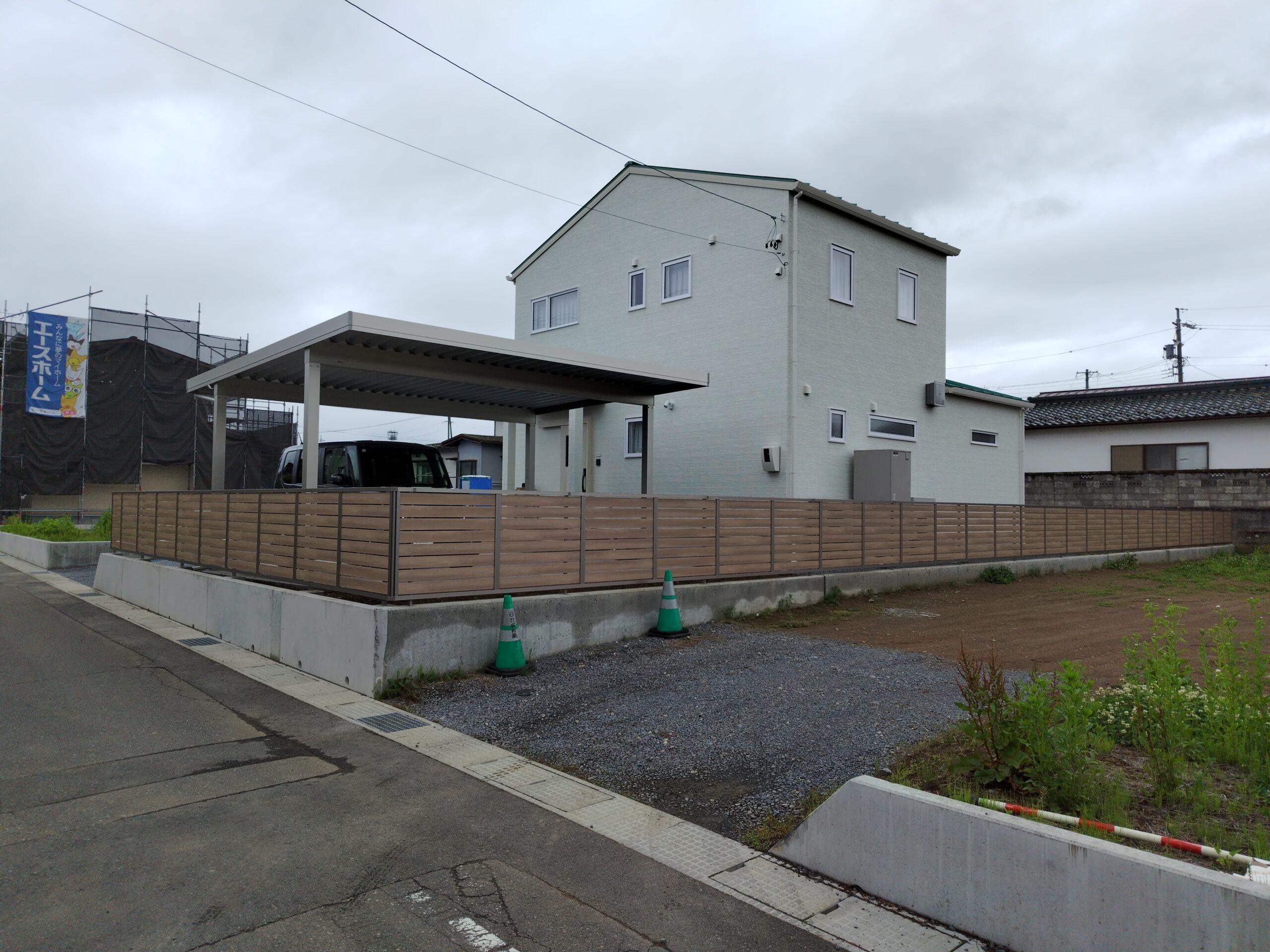外構工事完成現場